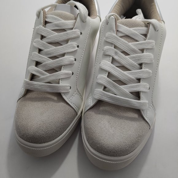 Swin-G Flat Platform Sneaker White - Picture 1 of 6